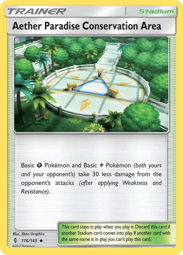 Aether Paradise Conservation Area Guardians Rising card