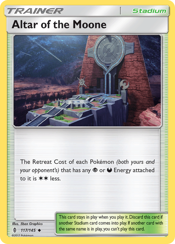 Altar of the Moone Guardians Rising card