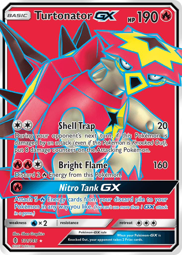 Turtonator-GX Guardians Rising card