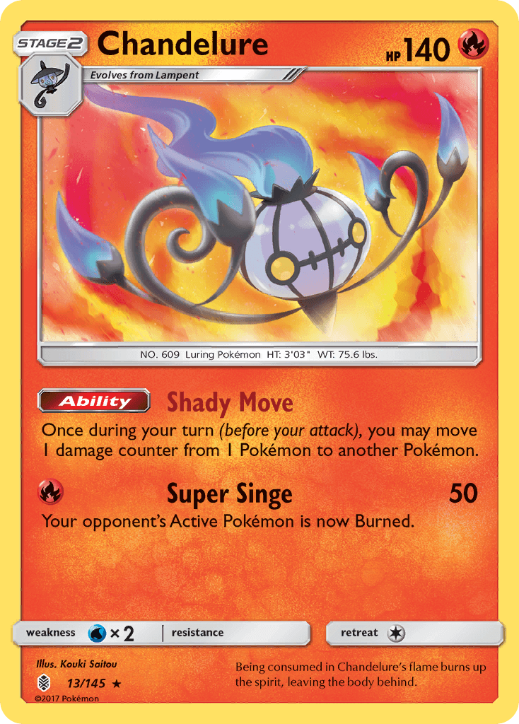 Chandelure Guardians Rising card