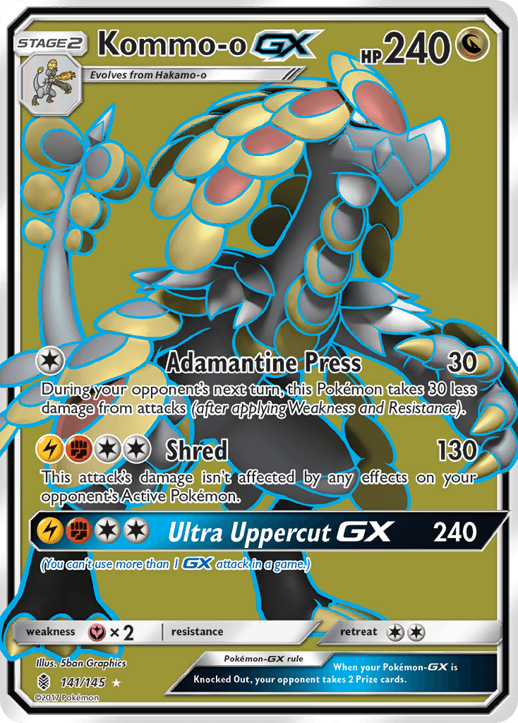 Kommo-o-GX Guardians Rising card
