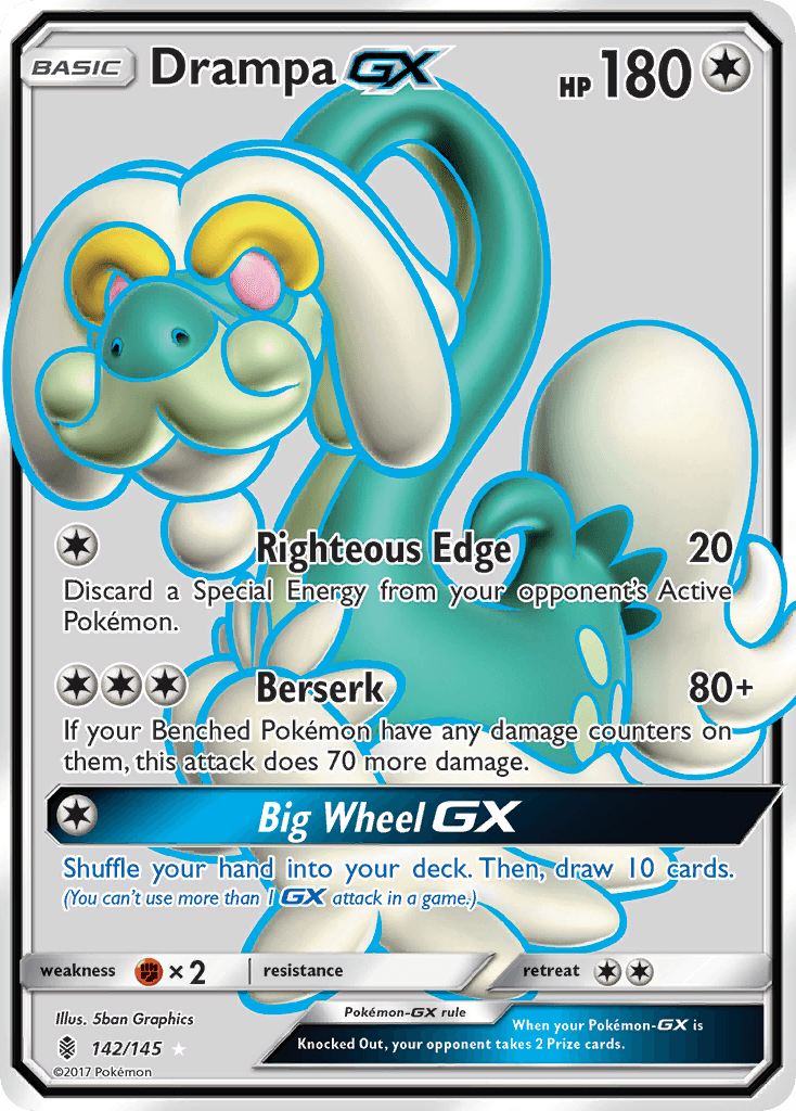 Drampa-GX Guardians Rising card
