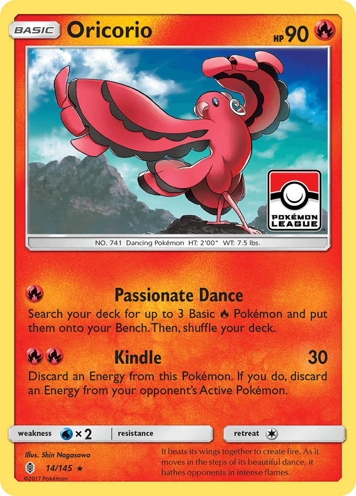 Oricorio Guardians Rising card
