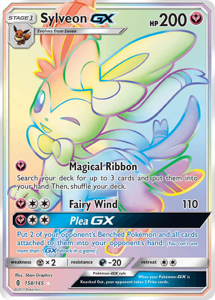 Sylveon-GX Guardians Rising card