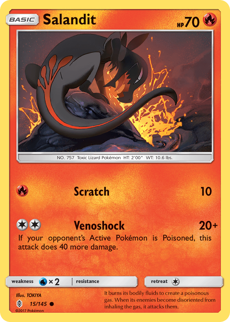 Salandit Guardians Rising card