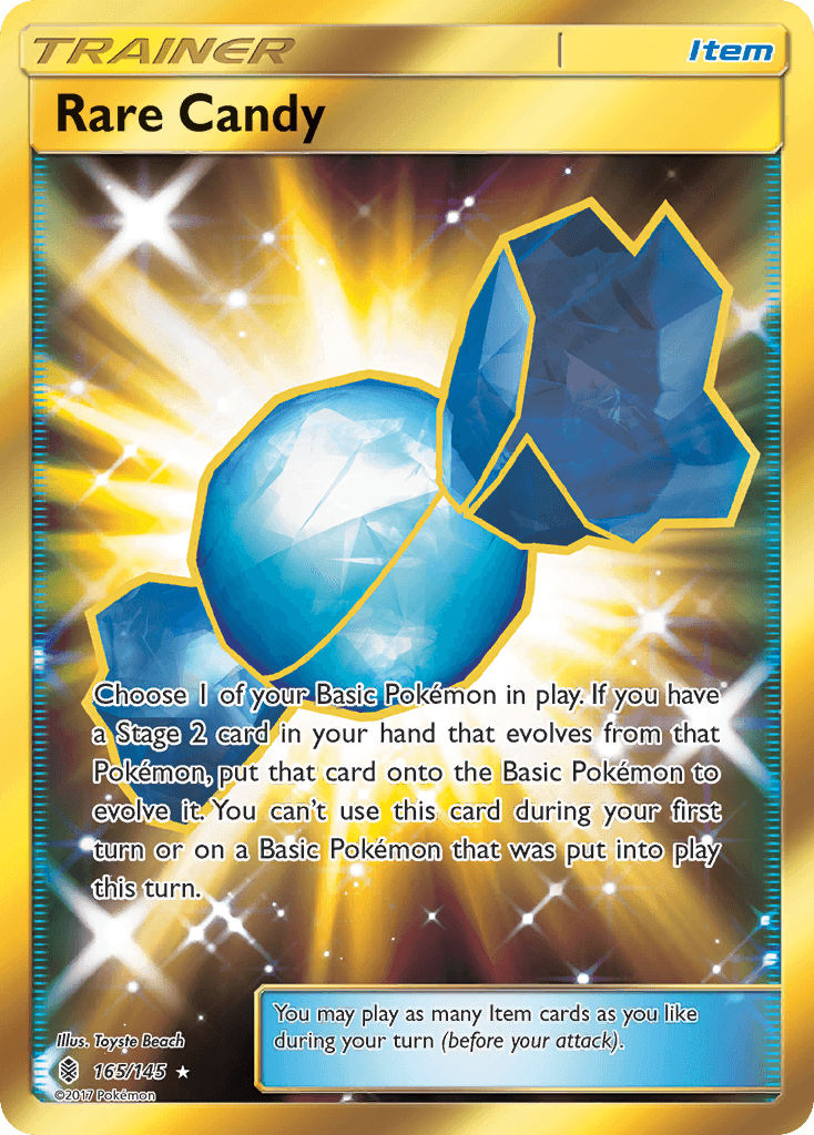 Rare Candy Guardians Rising card