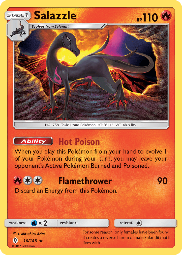 Salazzle Guardians Rising card