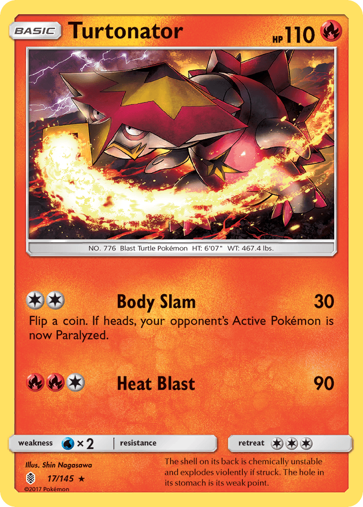 Turtonator Guardians Rising card