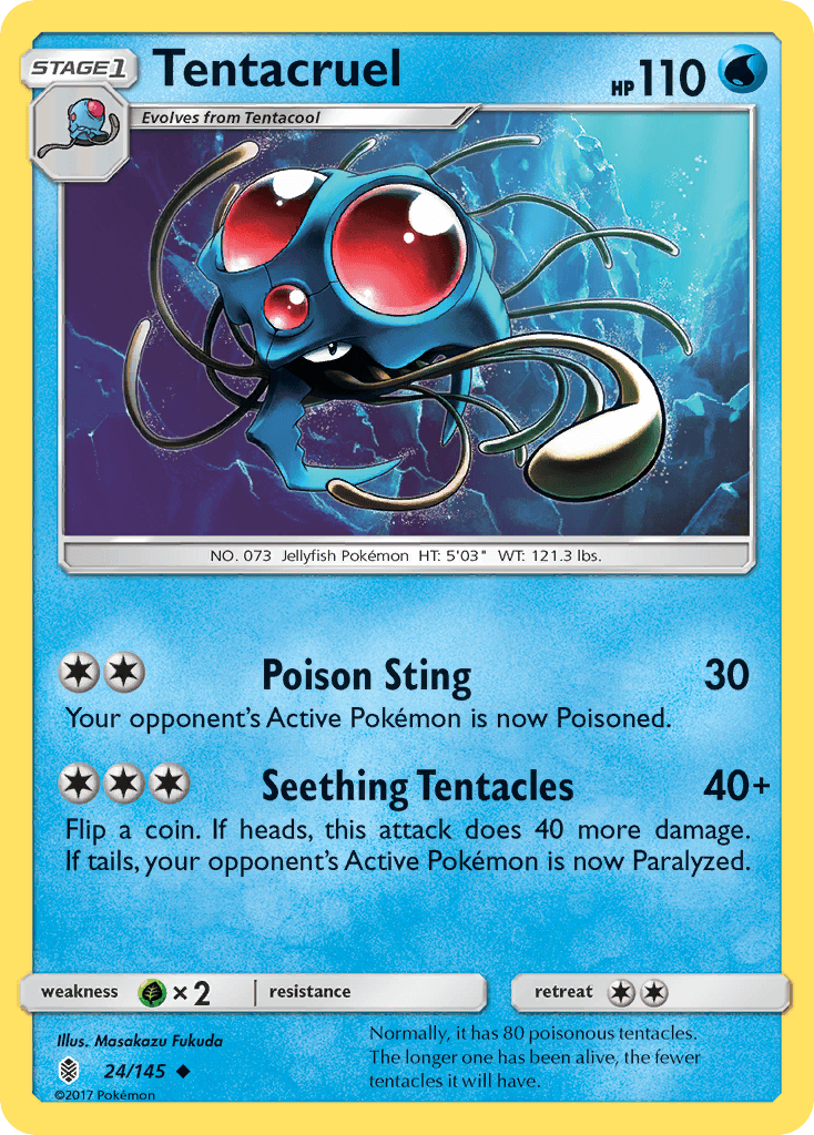 Tentacruel Guardians Rising card