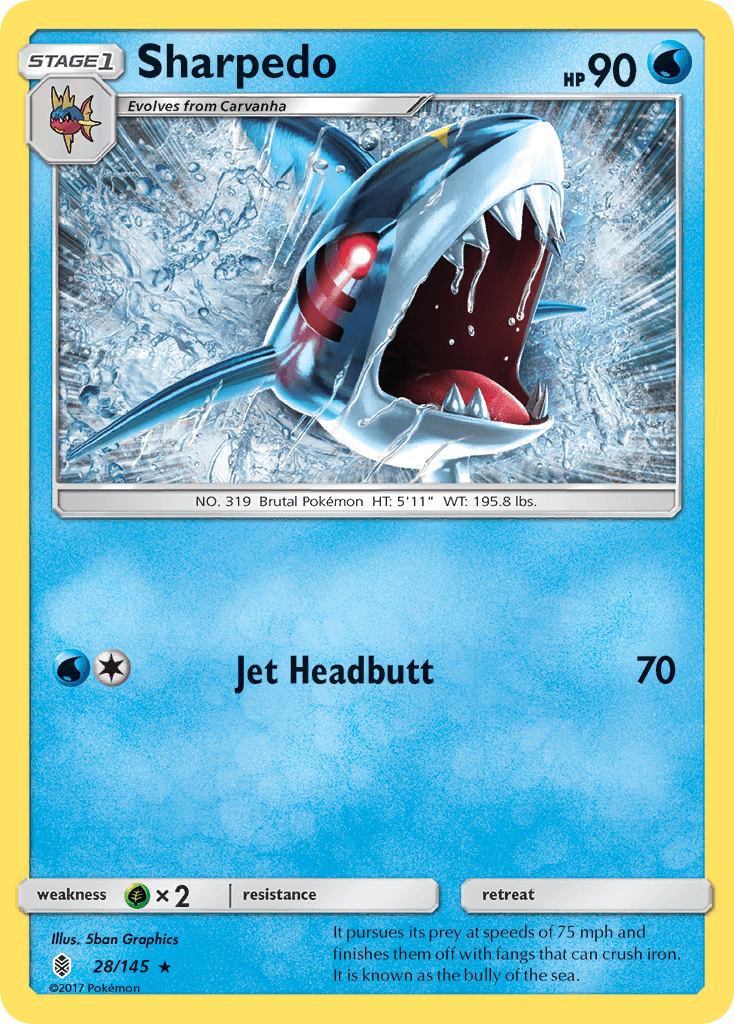 Sharpedo Guardians Rising card