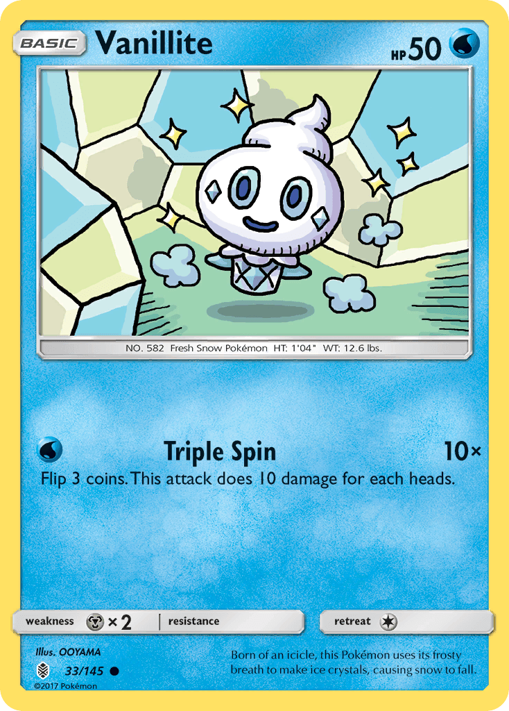 Vanillite Guardians Rising card
