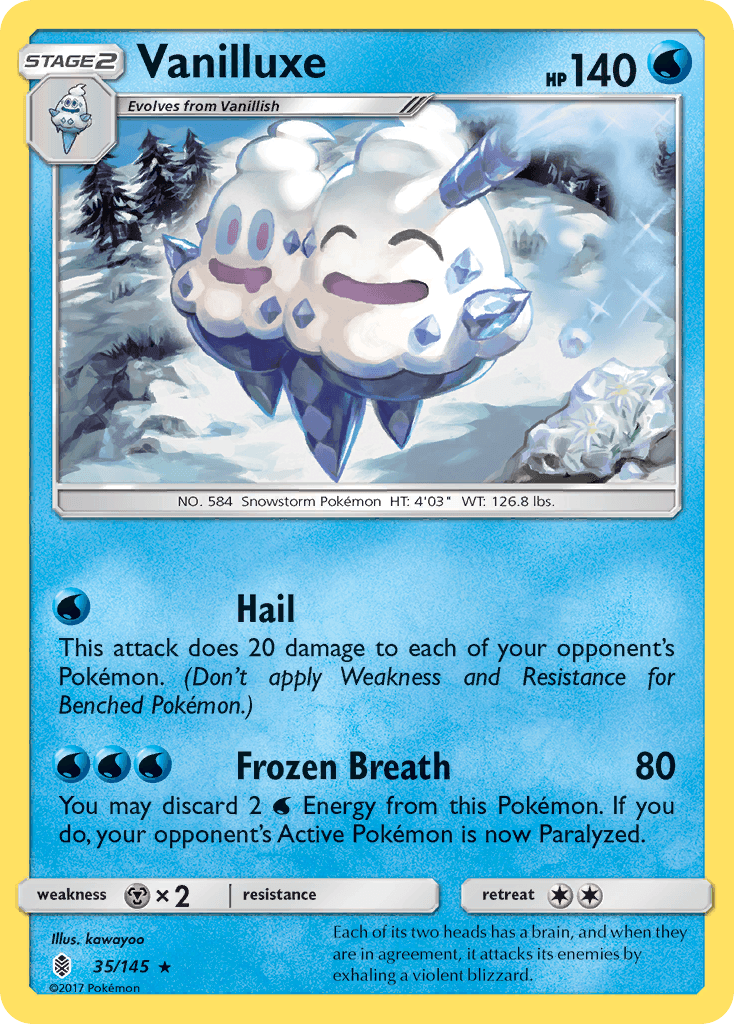 Vanilluxe Guardians Rising card