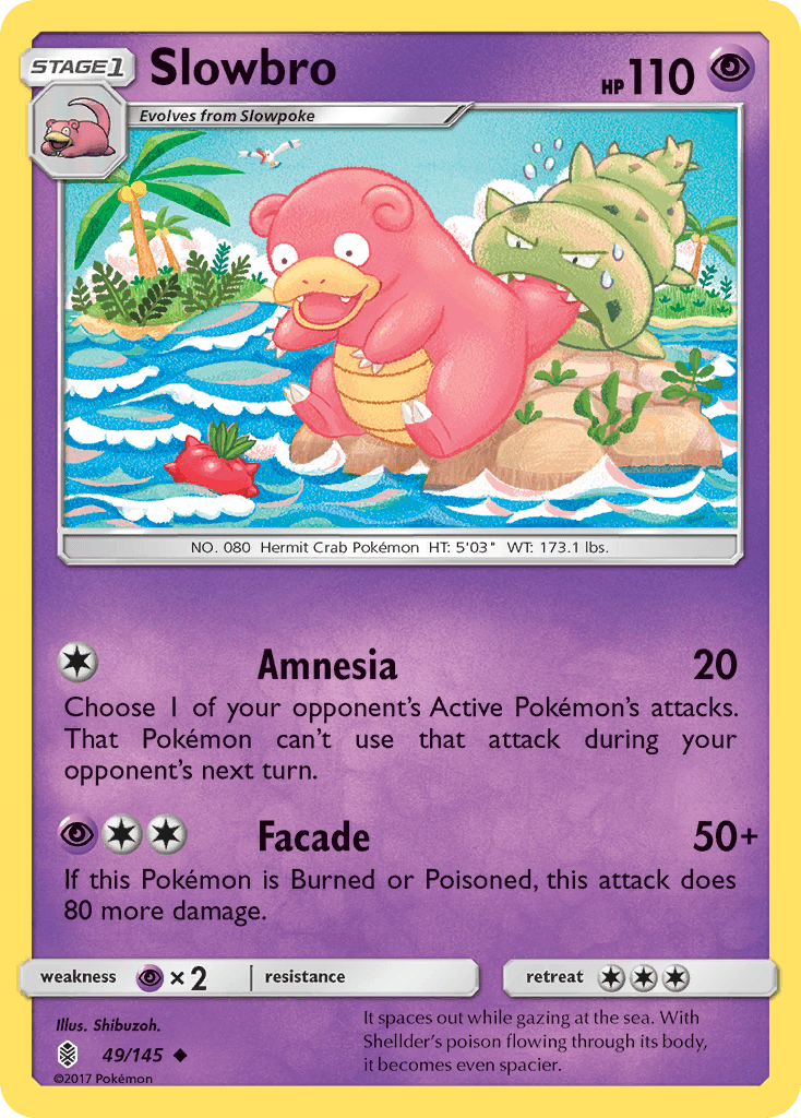 Slowbro Guardians Rising card