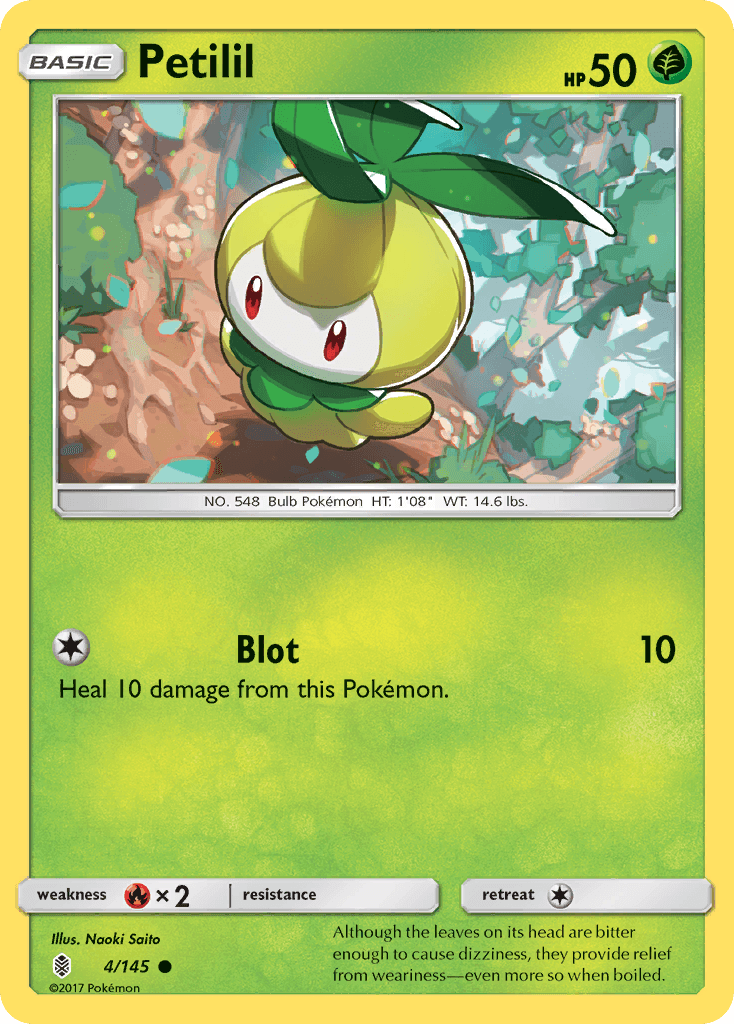 Petilil Guardians Rising card