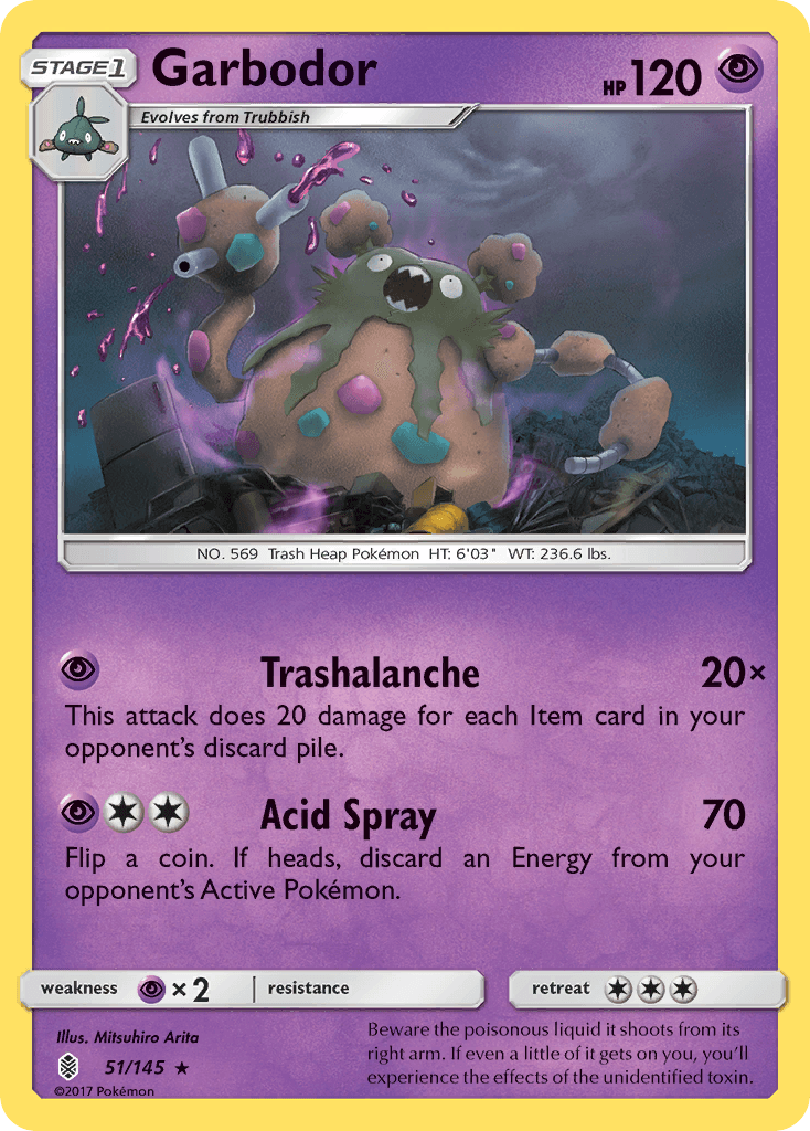 Garbodor Guardians Rising card