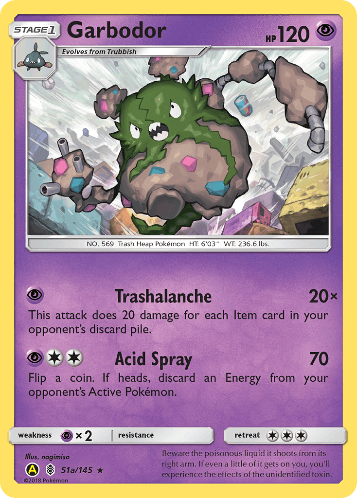 Garbodor Guardians Rising card