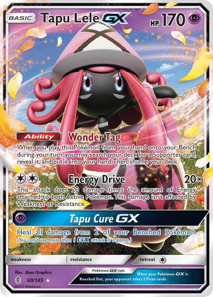 Tapu Lele-GX Guardians Rising card