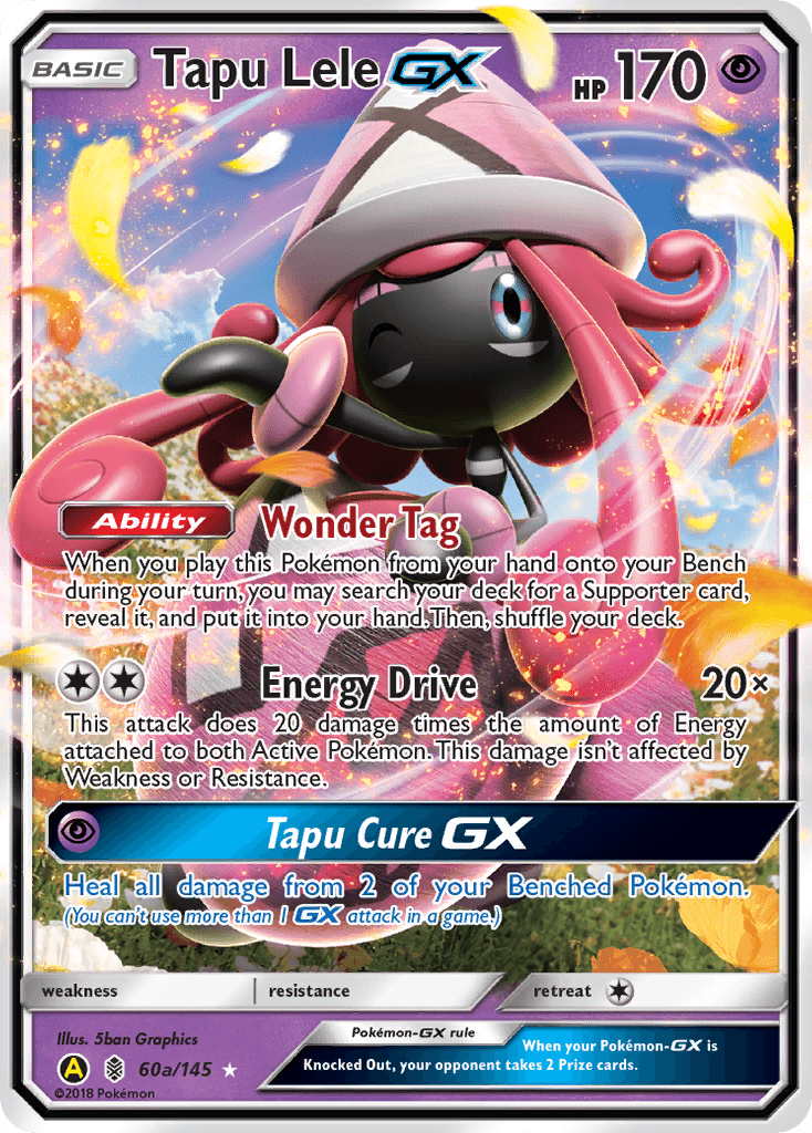 Tapu Lele-GX Guardians Rising card