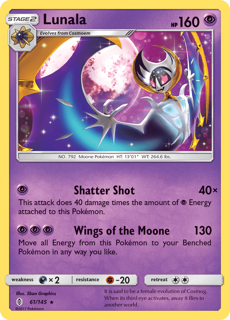 Lunala Guardians Rising card