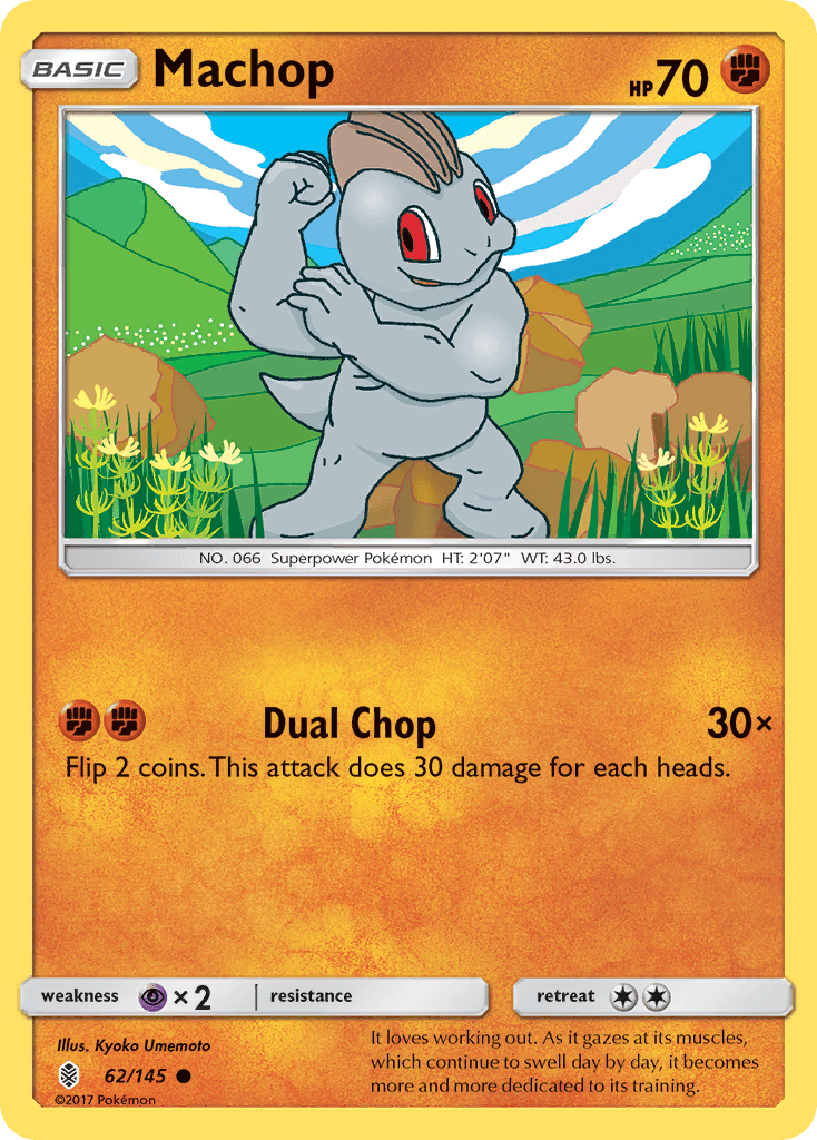 Machop Guardians Rising card