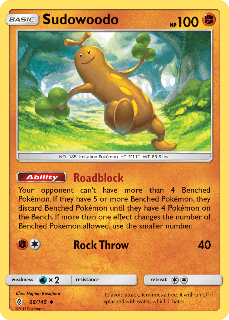 Sudowoodo Guardians Rising card