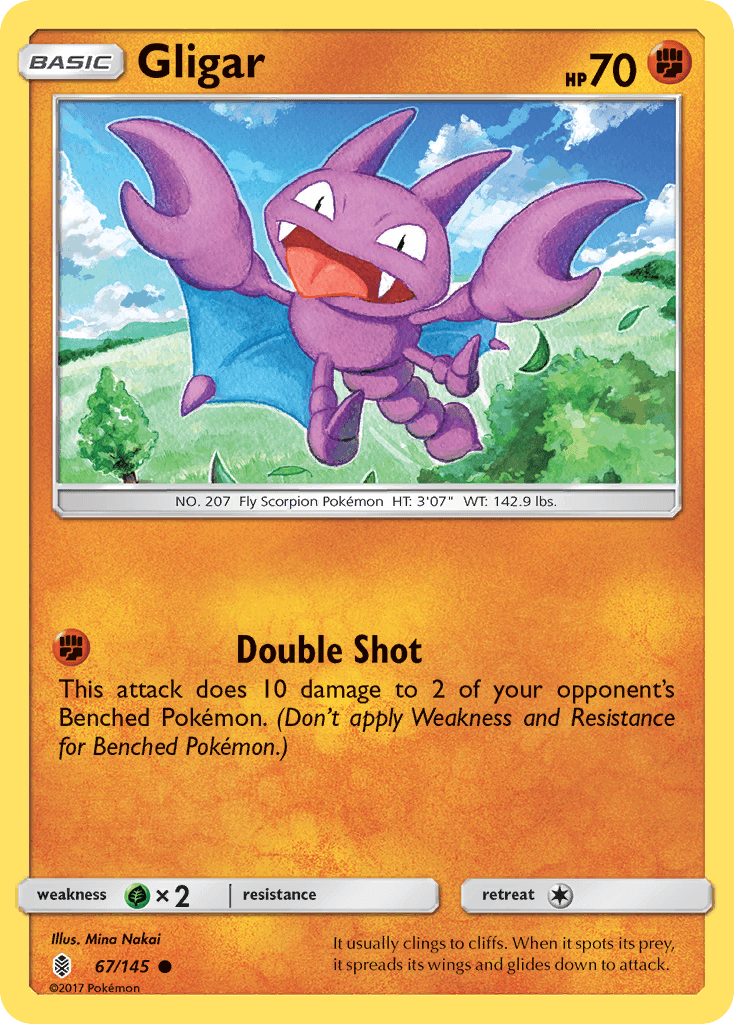 Gligar Guardians Rising card