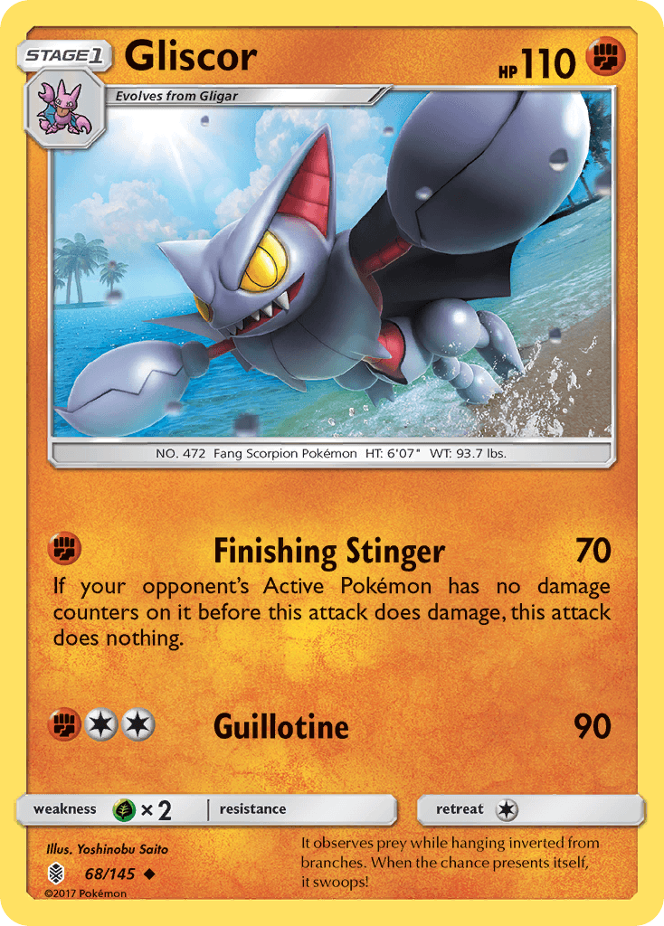 Gliscor Guardians Rising card