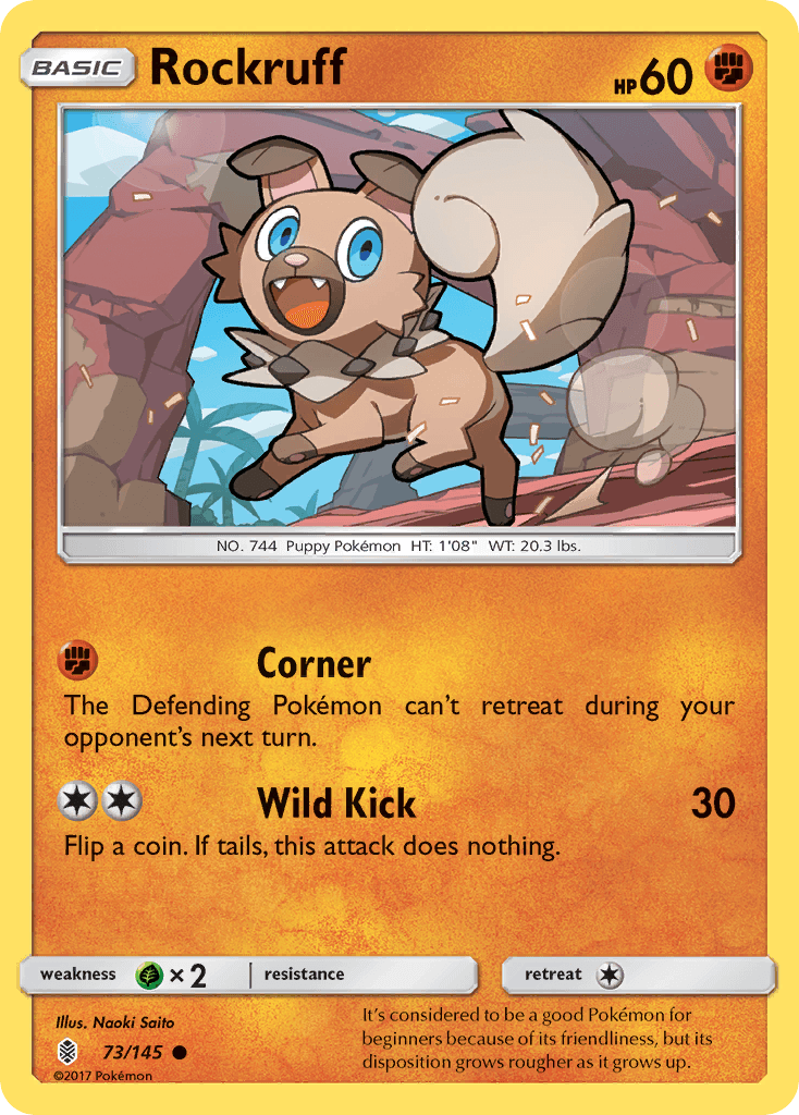 Rockruff Guardians Rising card