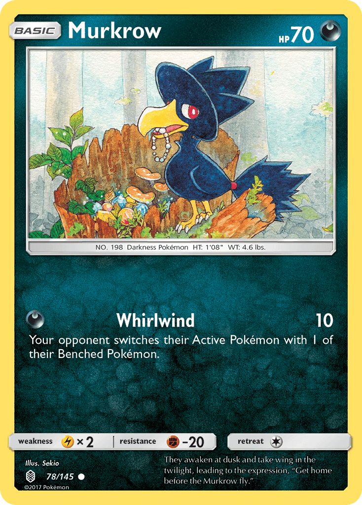 Murkrow Guardians Rising card
