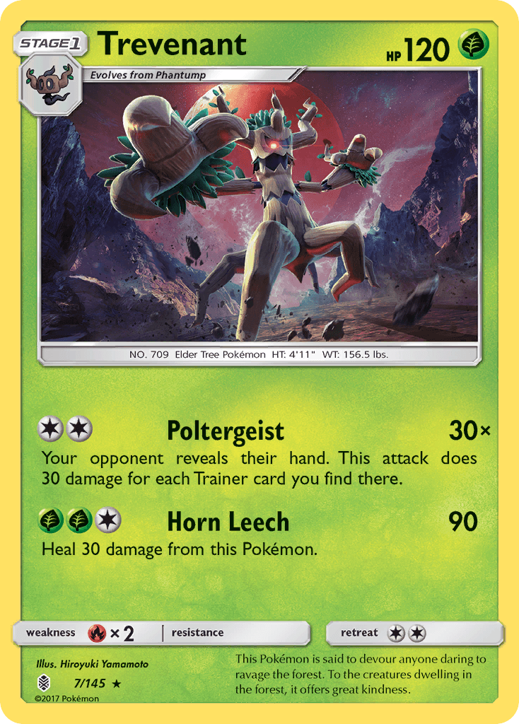 Trevenant Guardians Rising card