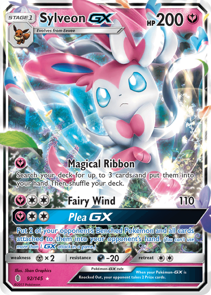 Sylveon-GX Guardians Rising card