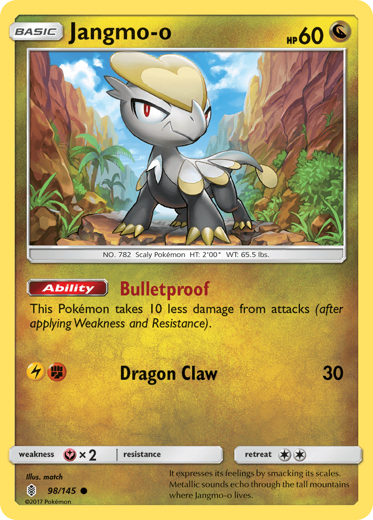 Jangmo-o Guardians Rising card