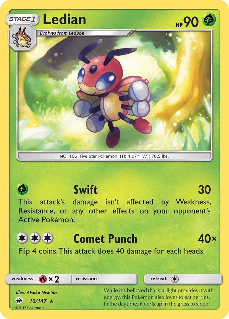 Ledian Burning Shadows card