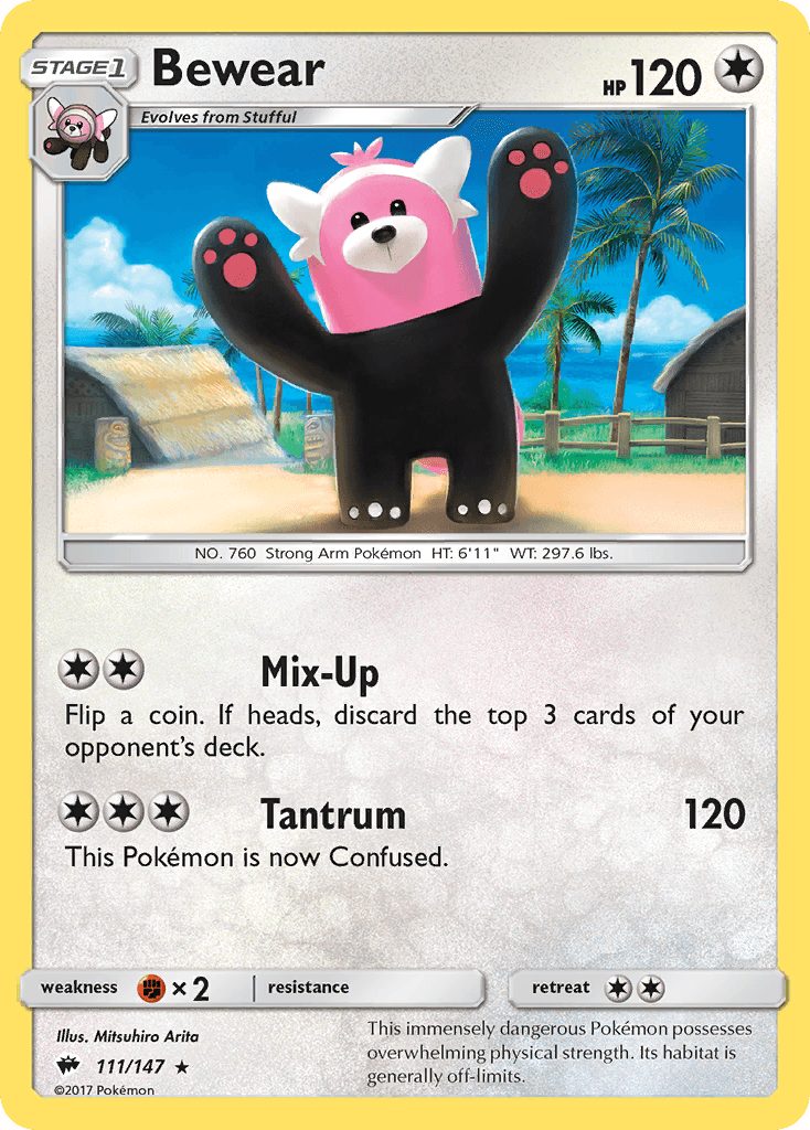 Bewear Burning Shadows card