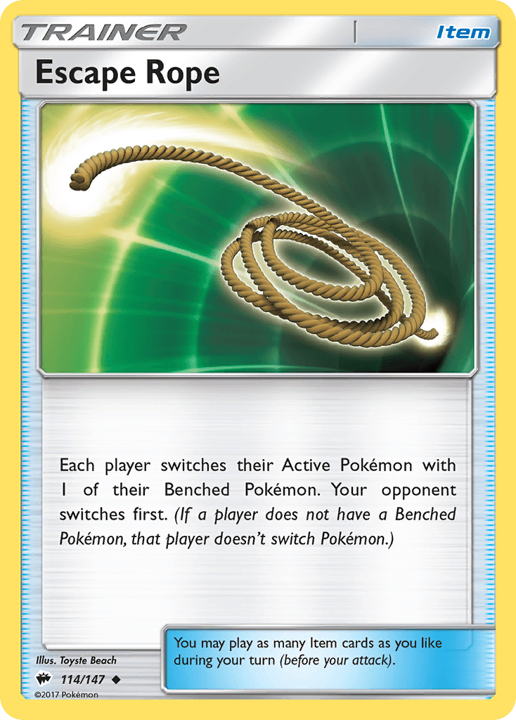 Escape Rope Burning Shadows card