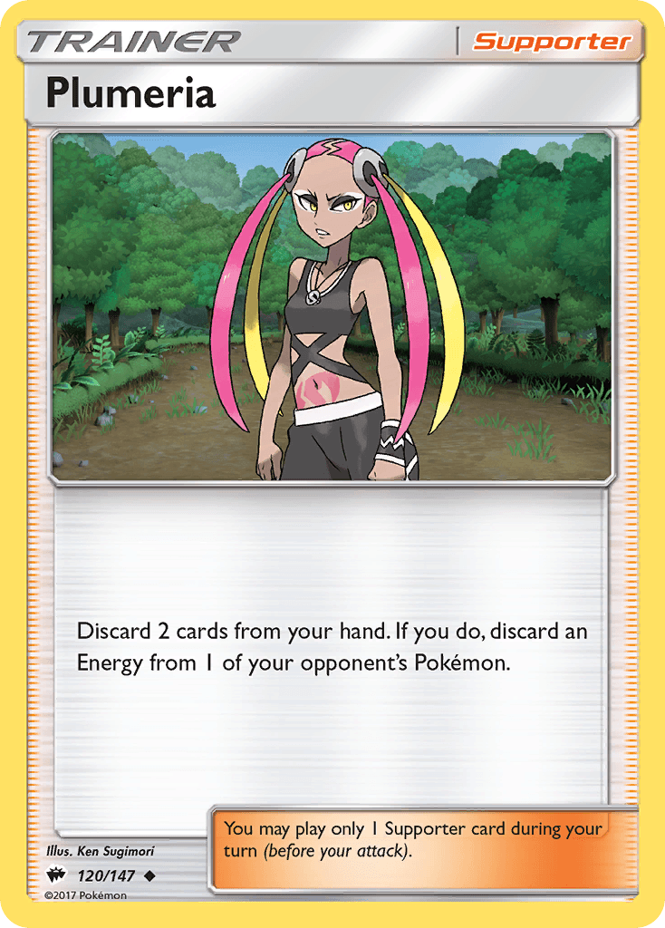 Plumeria Burning Shadows card