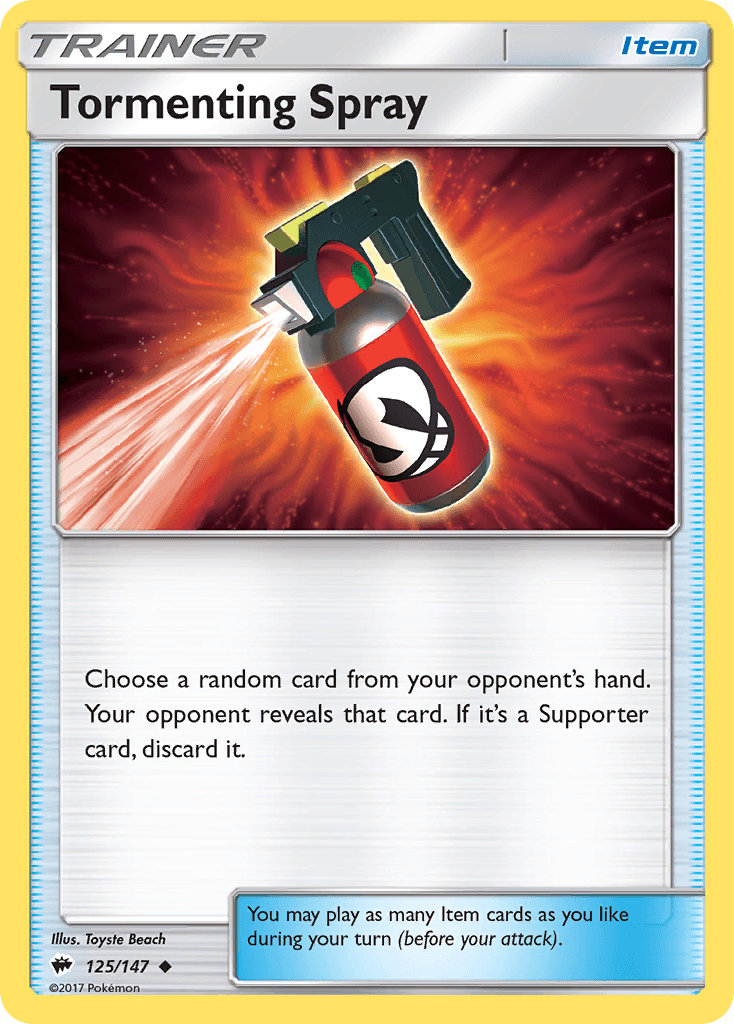 Tormenting Spray Burning Shadows card
