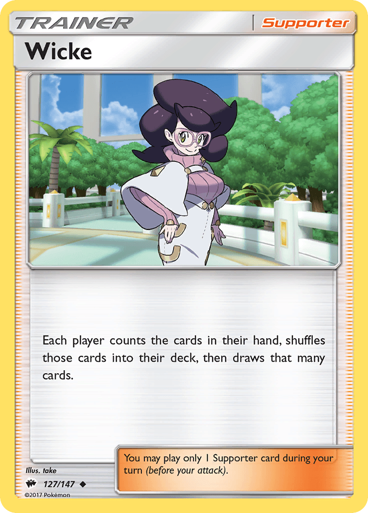 Wicke Burning Shadows card