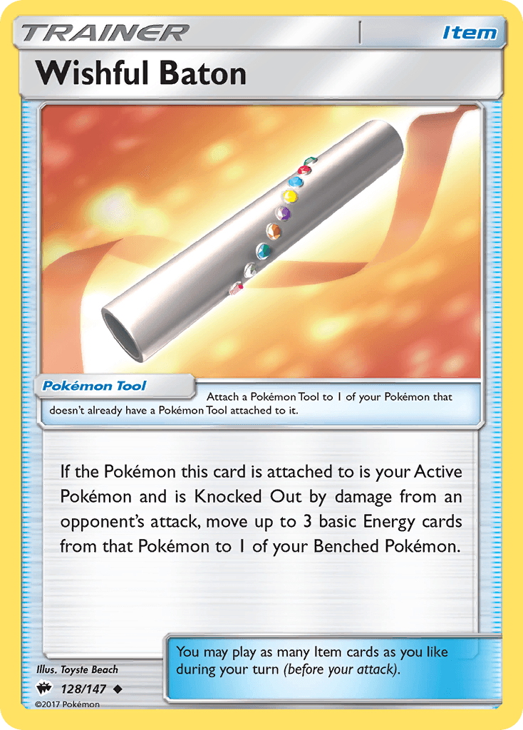 Wishful Baton Burning Shadows card