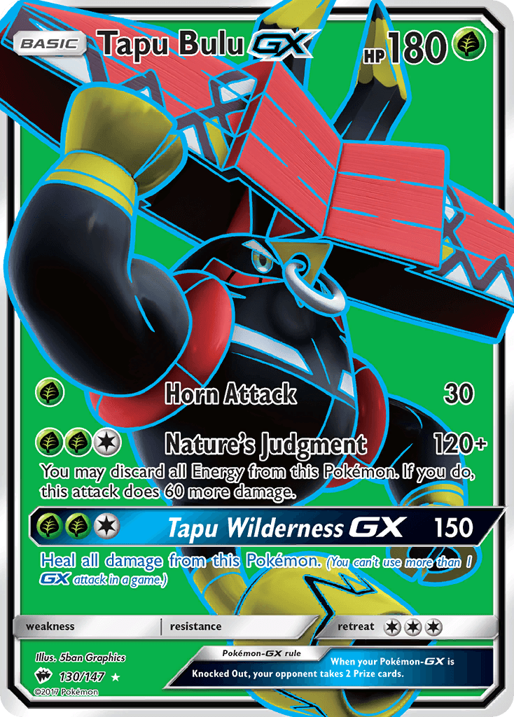 Tapu Bulu-GX Burning Shadows card