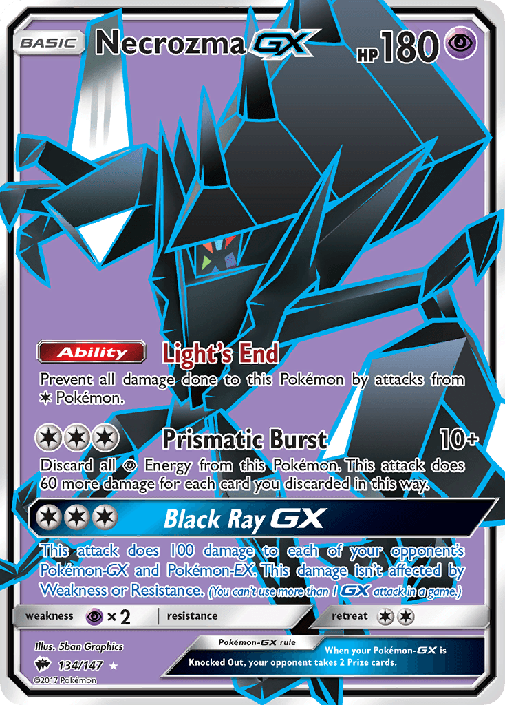 Necrozma-GX Burning Shadows card