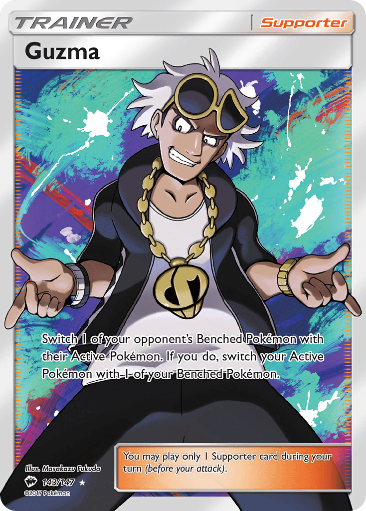 Guzma Burning Shadows card