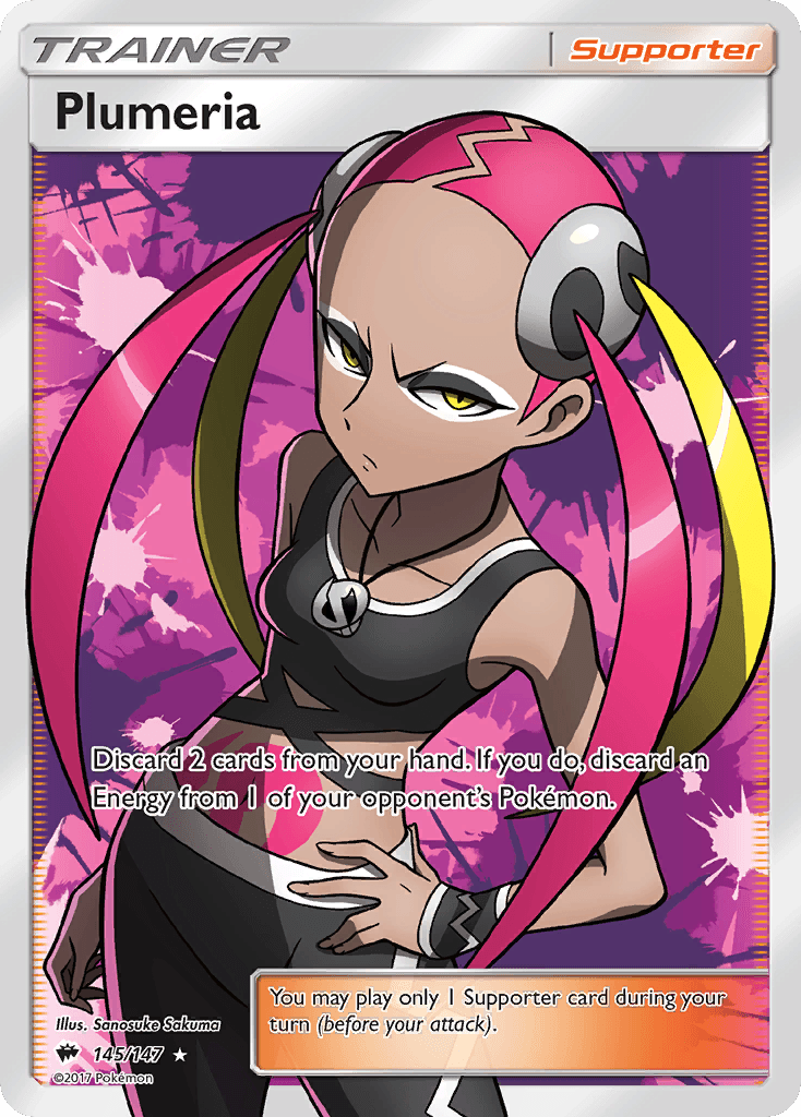 Plumeria Burning Shadows card