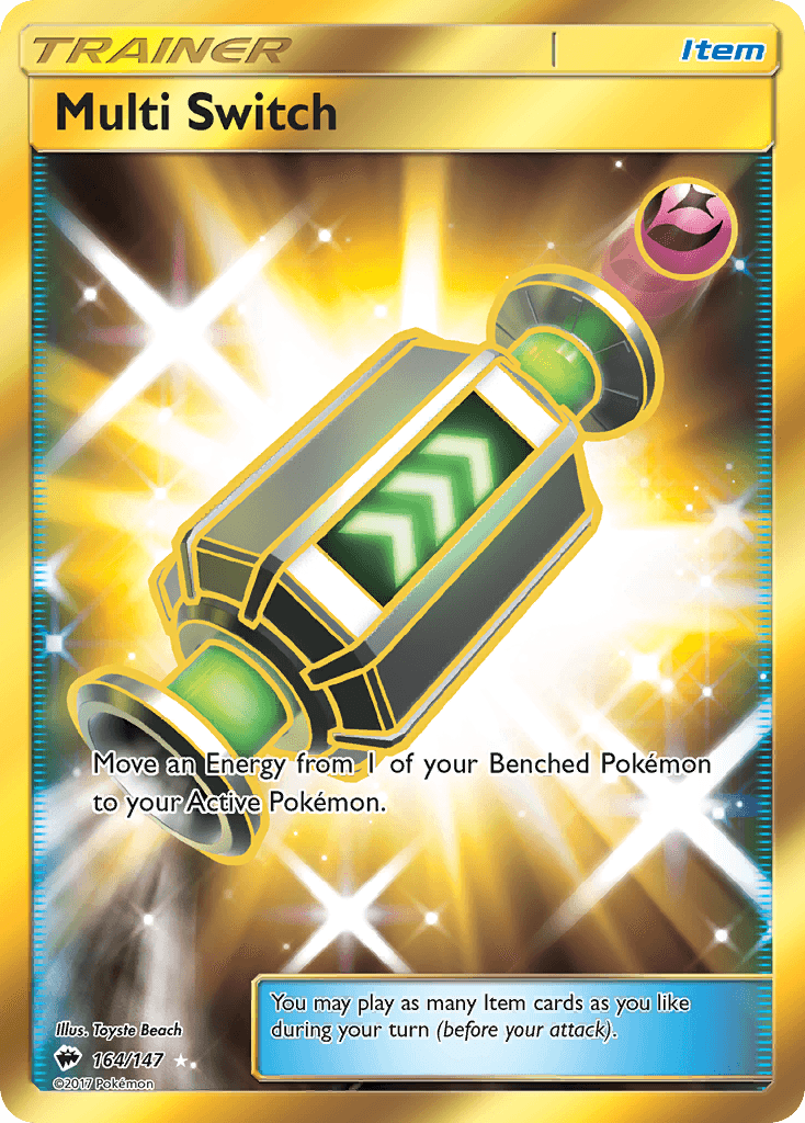 Multi Switch Burning Shadows card