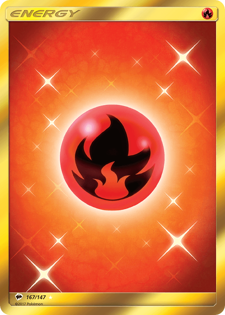 Fire Energy Burning Shadows card