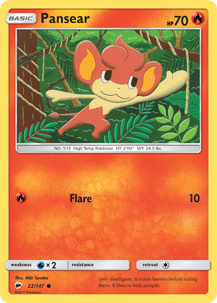 Pansear Burning Shadows card