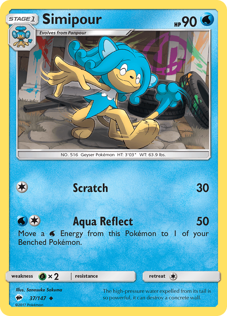 Simipour Burning Shadows card