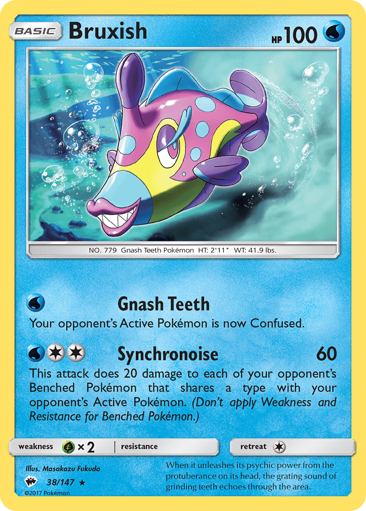 Bruxish Burning Shadows card