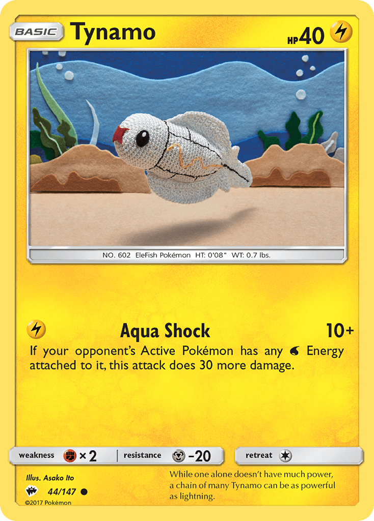 Tynamo Burning Shadows card