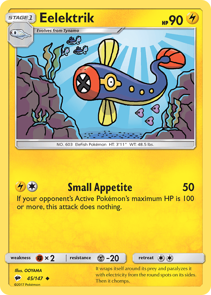 Eelektrik Burning Shadows card